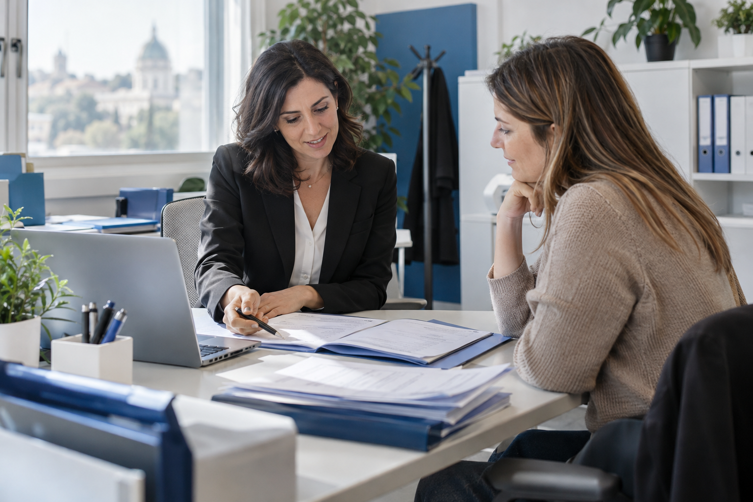 Immagine rappresentativa di una consulenza professionale allo sportello